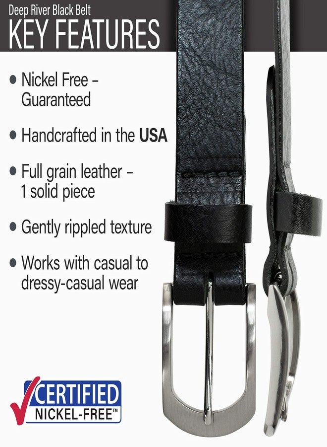 Nickel Smart Deep River Black Belt - 44" - Image 2